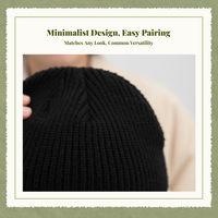 Double-Layered Winter Hat, Soft, Breathable