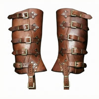 Medieval Boot Covers Adjustable Fit Boot Covers Open Foot