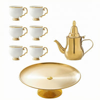 Stainless Steel Teapot Set Decorative Tableware Safe Material