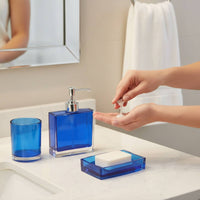 4 Pieces Acrylic Bathroom Vanity Set Bath Organizer for Restroom, Washroom