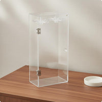 Necklace Display Box Transparent Acrylic Necklace Box Compact Organizer