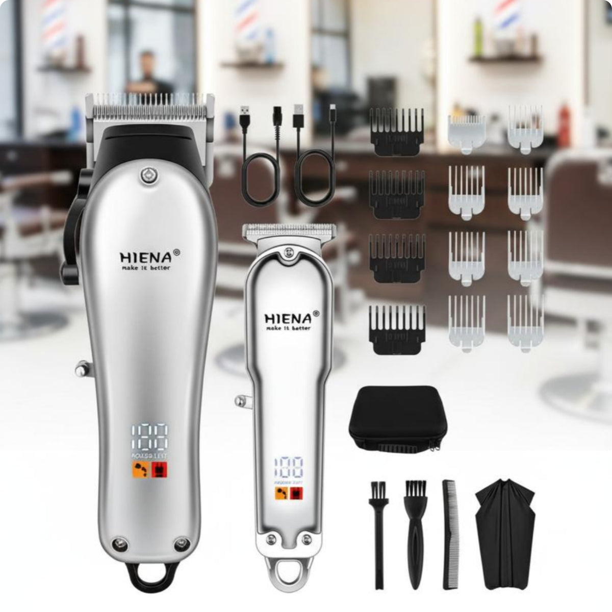 Electric Hair Clipper Rechargeable Cordless Hair Trimmer Quiet Engine for Salon