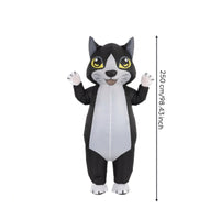 Inflatable Cat Suit Full Body Apparel Quick Inflating for Halloween, Parades