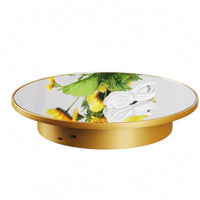 Electric Rotating Display Stand Mirrored Top Rotating Display Turntable Slow Rotation Photo Gear for Photographers
