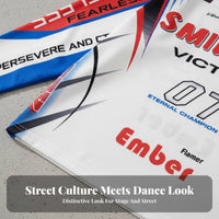 Street Dance Kids Performance Set, Cool Bounce Boys & Girls Costume, Jazz Wear, Colorful Print, Stage & Holiday