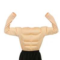 Muscle Costume Top Novelty Padded Muscle Shirt 3D for Stage Performances