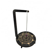 Wooden Display Stand Black Finish Home Decor Stable