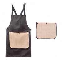 Striped Kitchen Apron Long Shoulder Ties Home Textile Textured