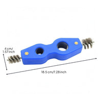 Battery Terminal Cleaner Brush Multi-Purpose Battery Post Wire Brush Compact