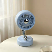Mini Desk Fan Tilt Adjustable Oscillating Desk Fan Quiet for Dorm Room, Students