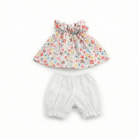 Doll Dress with Bloomers Sleeveless 60cm Doll Clothes Ruffled for Shelf Display