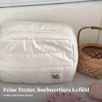 Shiny Rectangular Pouch Waterproof Large Capacity Toiletry Bag Water-Resistant