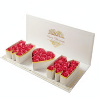 Mother's Day Gift Box Ribbon Tie Blossom Gift Box Sturdy Cardboard for Moms
