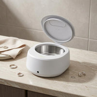 Portable Sonic Jewelry Cleaner High-Frequency Vibration Mini Sonic Cleaner Jewelry Cleaning Machine Single-Button-Button Control