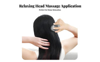 Oval Skin Scrubber Deep Cleansing Head Massager Ergonomic Grip Included for Gentlemen, Adults, Home, Shower, Bathroom