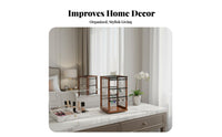 360 Rotating Jewelry Organizer Space Saving Design Rotating Earring Stand Rotating Earring Holder Large Capacity for Bedroom