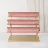 3 Tier Necklace Display Stand Tabletop Bracelet Holder Sturdy Base for Vanity