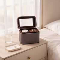 Portable Watch Holder Safeguarding Interior Portable Watch Organizer Long-Lasting Construction Clean-Clear