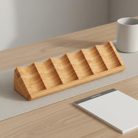 6 Slot Display Long-Lasting 6 Slot Bottle Organizer Sturdy Construction