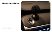 Rhinestone Ignition Button Cover Sparkling Jeweled Ignition Flipper Cover