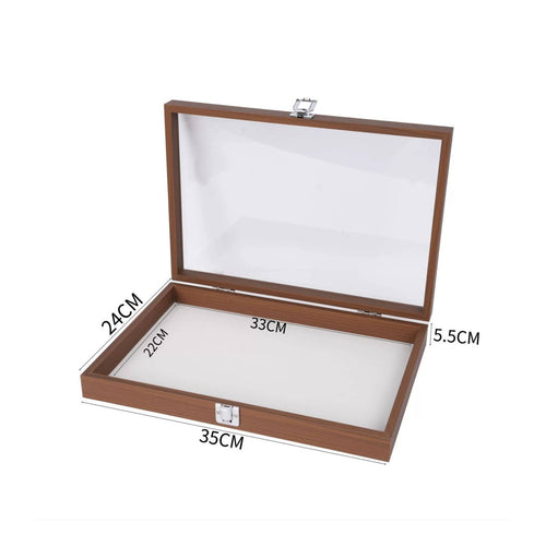 Wooden Jewelry Box Multiple Compartments Compartment Jewelry Box for Dresser