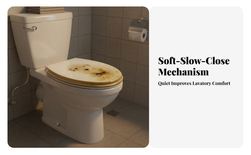 Easy to Install Universal Toilet Seat Quick Release Resin Toilet Seat Long-Lasting Bathroom Fixture Adjustable Hinges for Families, Homeowners, Renters, Home, Restroom, Powder Room, Apartment