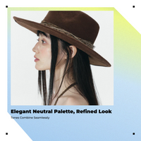 jean Fedora Hat, Wide Brim, Womens Fall urban chic, Travel