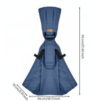 Newborn Wrap Carrier Reinforced Safety Shoulder Baby Carrier for Travel, Infants