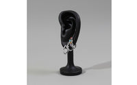Ear Shaped Display Stand Long-Lasting Ear Stud Display Prop Soft Surface