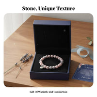 Crystal Bead Bracelet with Card Includes Meaningful Cards for Mother's Day, Aunt