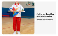 Kids Cheerleading Performance Costume, School Uniform, Patriotic Day, Unisex, Squad Dance