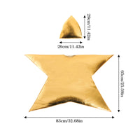 Star Costume Pull-on Style Shiny Star Outfit Finished Edges for Party Dress-Up