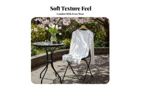 Multicolor Patchwork T-Shirt, Thin Seasonal Round Neck, Fake Two-Piece Long Sleeve Top, Relaxed Pullover for Women