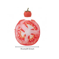 Printed Tomato Slice Costume Pullover Tomato Slice Costume Unisex for Adults