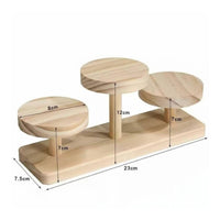 Tiered Wooden Display Stand Photography Stage Wood Display Riser