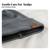 Double Layer Sleep Cap Soft & Comfortable Chemo Headwear Breathable for Post-Surgery Patients, People with Hair Loss, Sleeping, Winter, Home