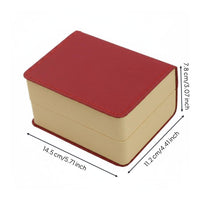 PU Leather Watch Box Pillow Insert Hinged Lid Watch Case Easy to Clean