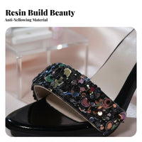 1/4 Scale Doll Shoes Anti-Yellowing Resin 1/4 Scale Doll heel Elegant Design BJD High Heel Sandals