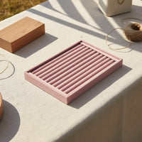 Velvet Band Tray Secure Slots Band Display Tray for Countertop