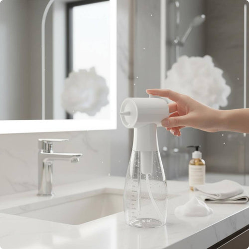 Electric Foam Dispenser Portable Shampoo Foamer Long Lasting for Bathroom
