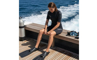 Anti-Cold 3mm Wetsuit Easy to Put on and Remove Short Wetsuit Stretchy Water Sports Suit Quick-Dry for Diving, Surfing, Swimming