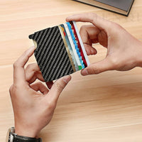 Blocking Wallet Long-Lasting Carbon Fiber Wallet Easy Reach for Men