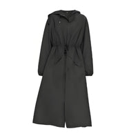 Fashionable Design Long Hooded Raincoat Breathable Fashion Rain Jacket Windproof for Travelers, Campers, Rainy Days, Casual Wear, Outdoor