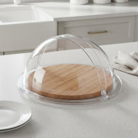 Transparent Hinged Lid Pastry Cover Particle-Resistant Buffet Display Cover Buffet Food Protector High Visual Openness Catering