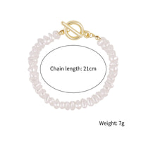 Multi-Layer Chain and Pearl Bracelet Light Luxury Feel Layered Bracelet Set