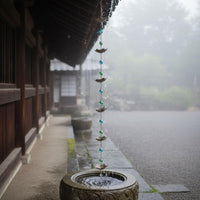 Rain Chain Soothing Sound Decorative Rain Chain Weather Resistant for Courtyard