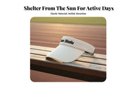 Protection Vented Top Sun Hat UPF 50+ Vented Top Sun Visor Breathable for Golfers, Runners, Beach, Travel