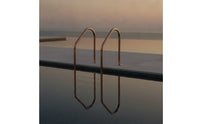 Rose-Gold Pool Ladder with Handrails Heavy-Duty Pool Ladder with Non-Slip Steps Sturdy Long-Lasting