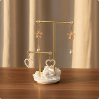 Jewelry Display Stand Elegant Necklace Bracelet Organizer Sturdy