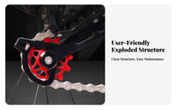 Rear Derailleur Guide Wheel Fluid Shifting Rear Derailleur Pulley Narrow Wide Ceramic Guide Wheel Lightweight for Cycling